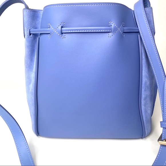Longchamp Penelope Bucket Bag Blue Mist - Picture 11 of 16